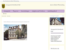 Tablet Screenshot of amtsgericht-schwaebisch-hall.de